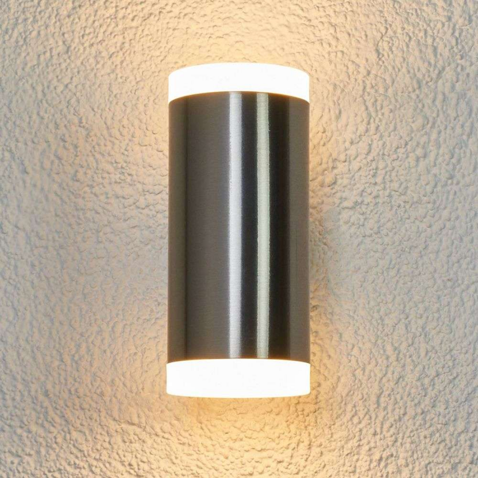 Eliano 2 LED Aplica de Exterior Steel - Lindby