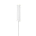 Vuelta Vägglampa 40 White/Brass - Ferm Living