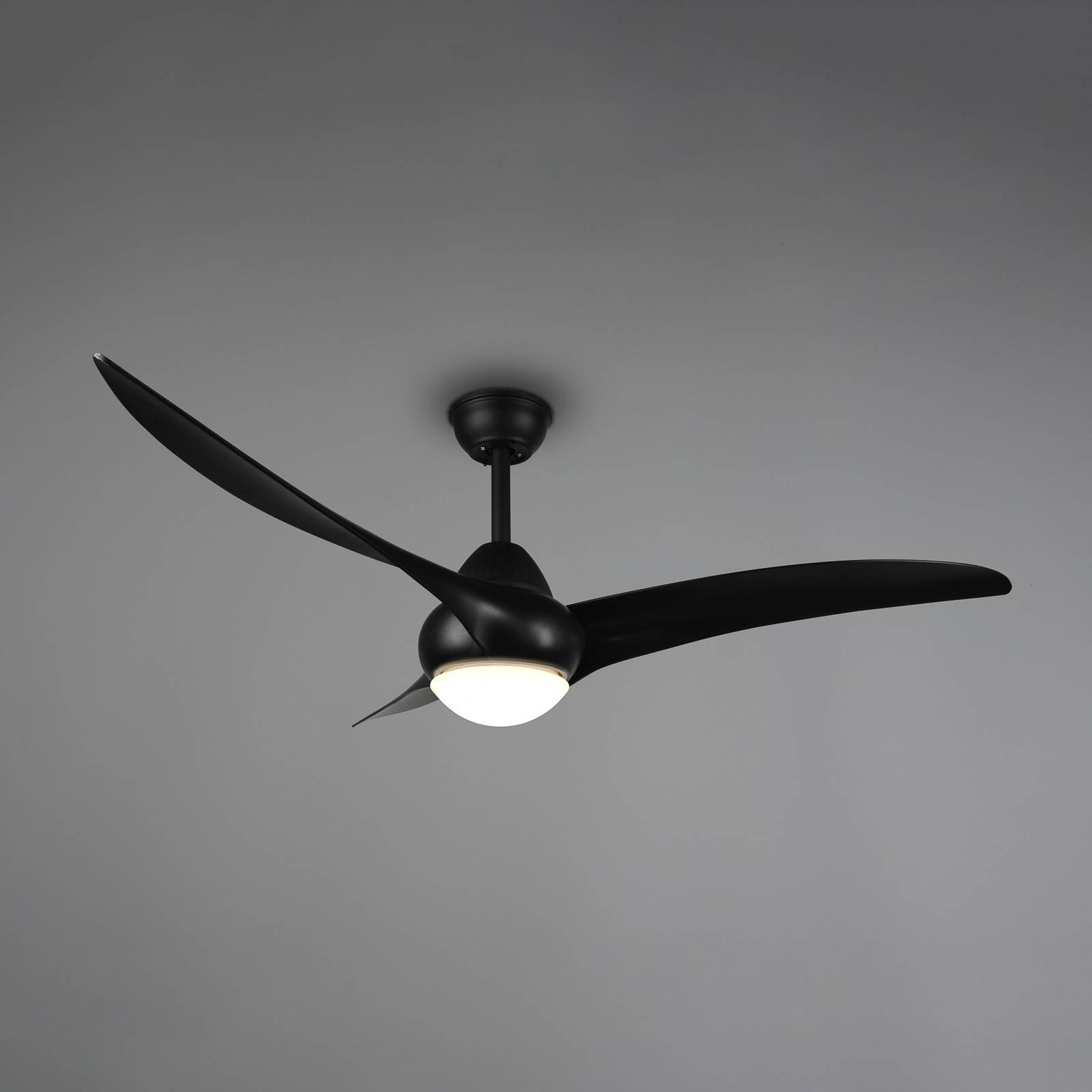 LED-Ventilator Alesund mit Fernbedienung, schwarz
