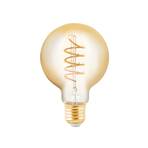 LED-Globelampe E27 4W amber Ø 8 cm