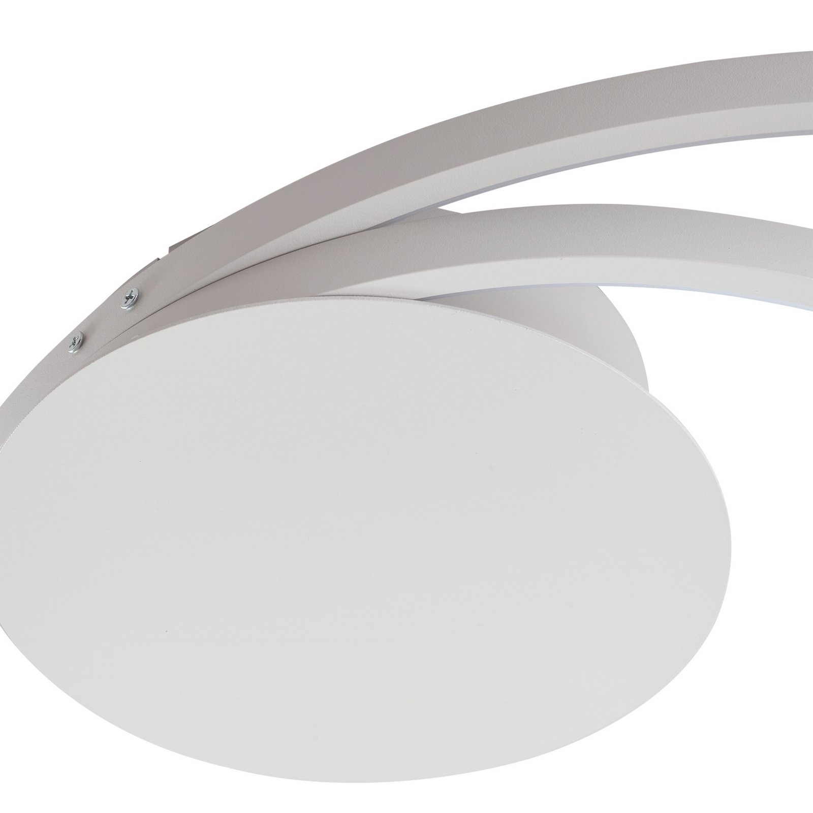 Lindby Nerwin LED ceiling light, round, white