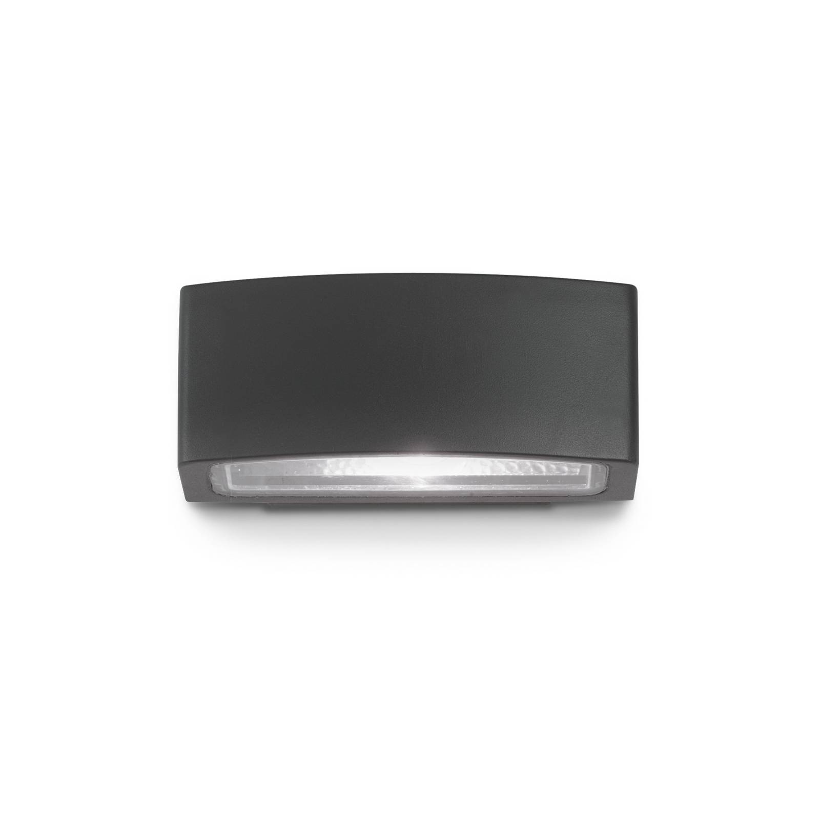 Ideal Lux Kinkiet zewnętrzny Andromeda czarny, szerokość 22 cm aluminium