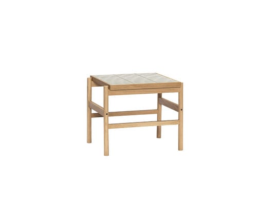 Tile Side Table Mint/Natural - Hübsch | Buy online