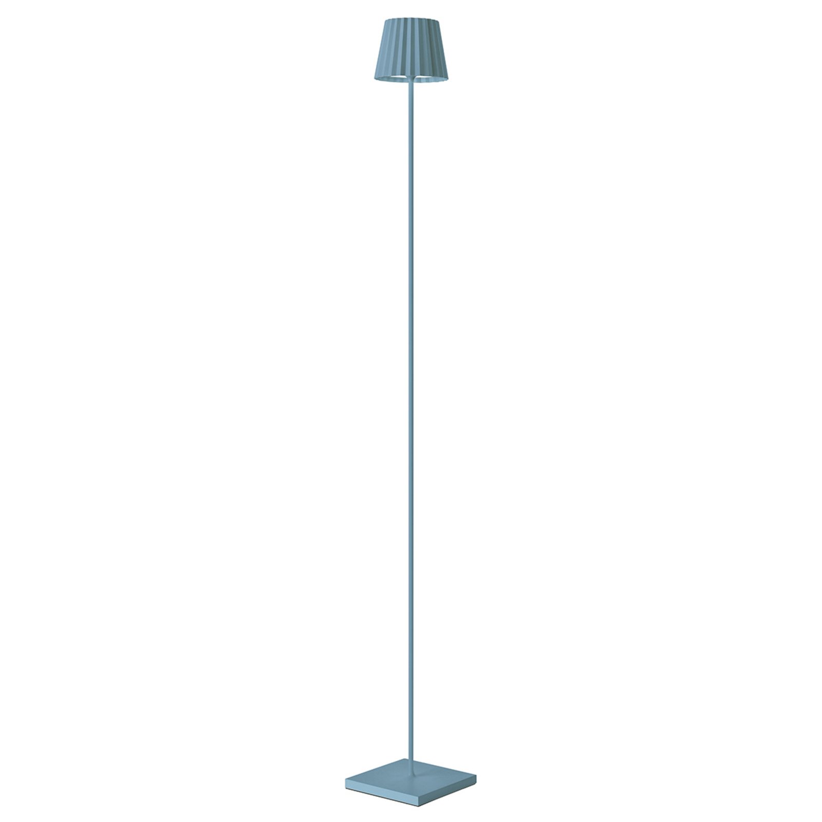 Sompex Troll LED floor lamp for outdoors, blue, aluminium, 2.2 W, energy efficiency: A+, H: 120 cm