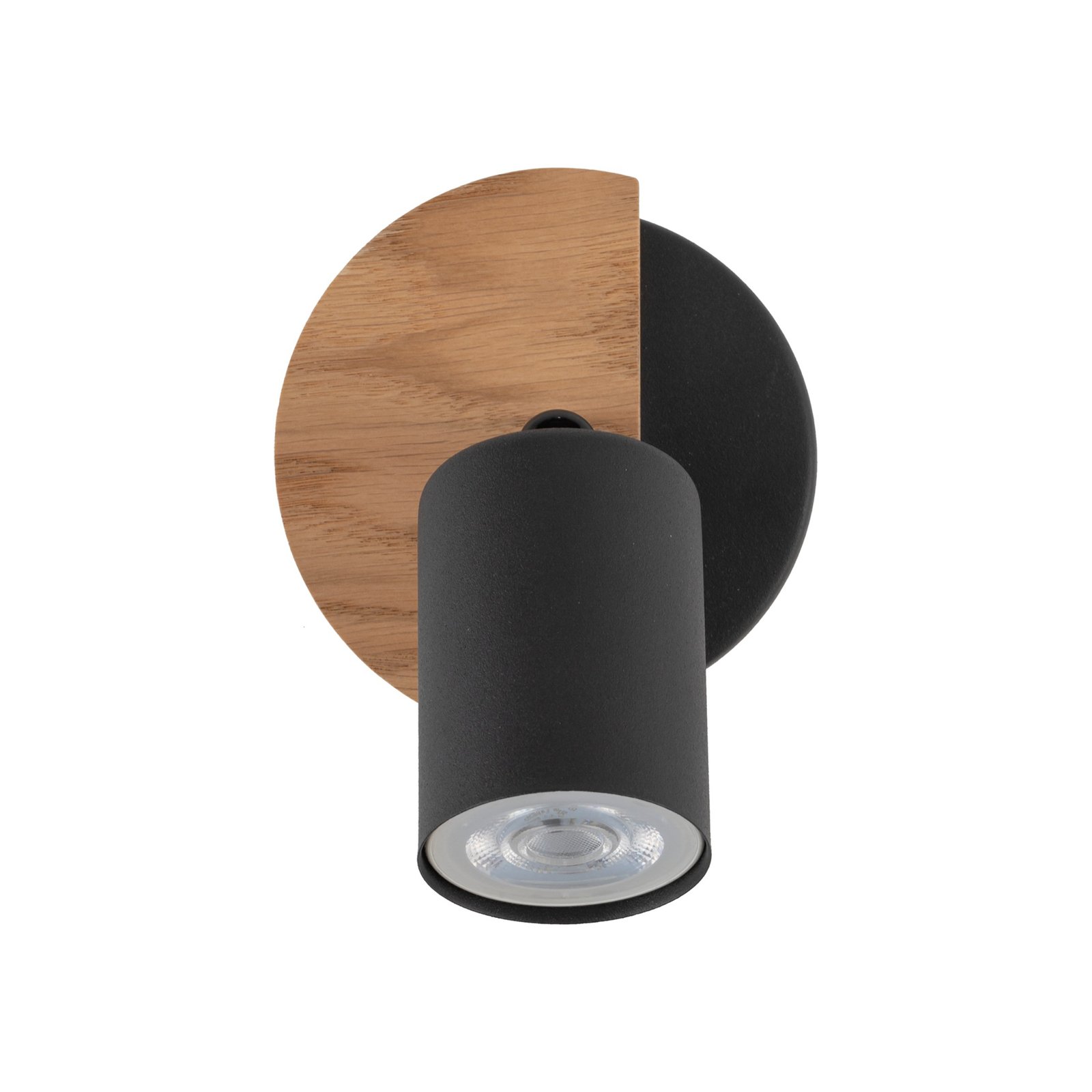 Cover Wood wall spotlight, 1-bulb