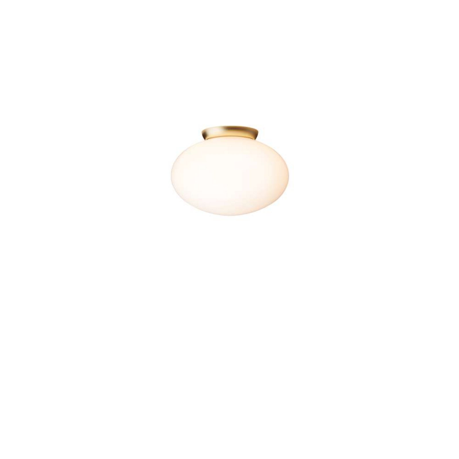 Nuura Deckenleuchte Rizzatto 301, Ø 30 cm messingfarben/opal