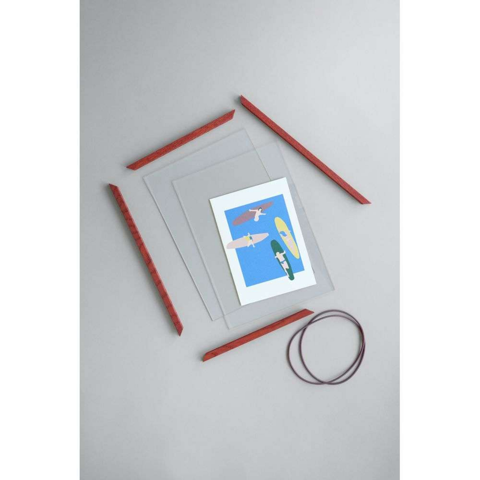 Frame Ramme A5 Azul Stained - Moebe