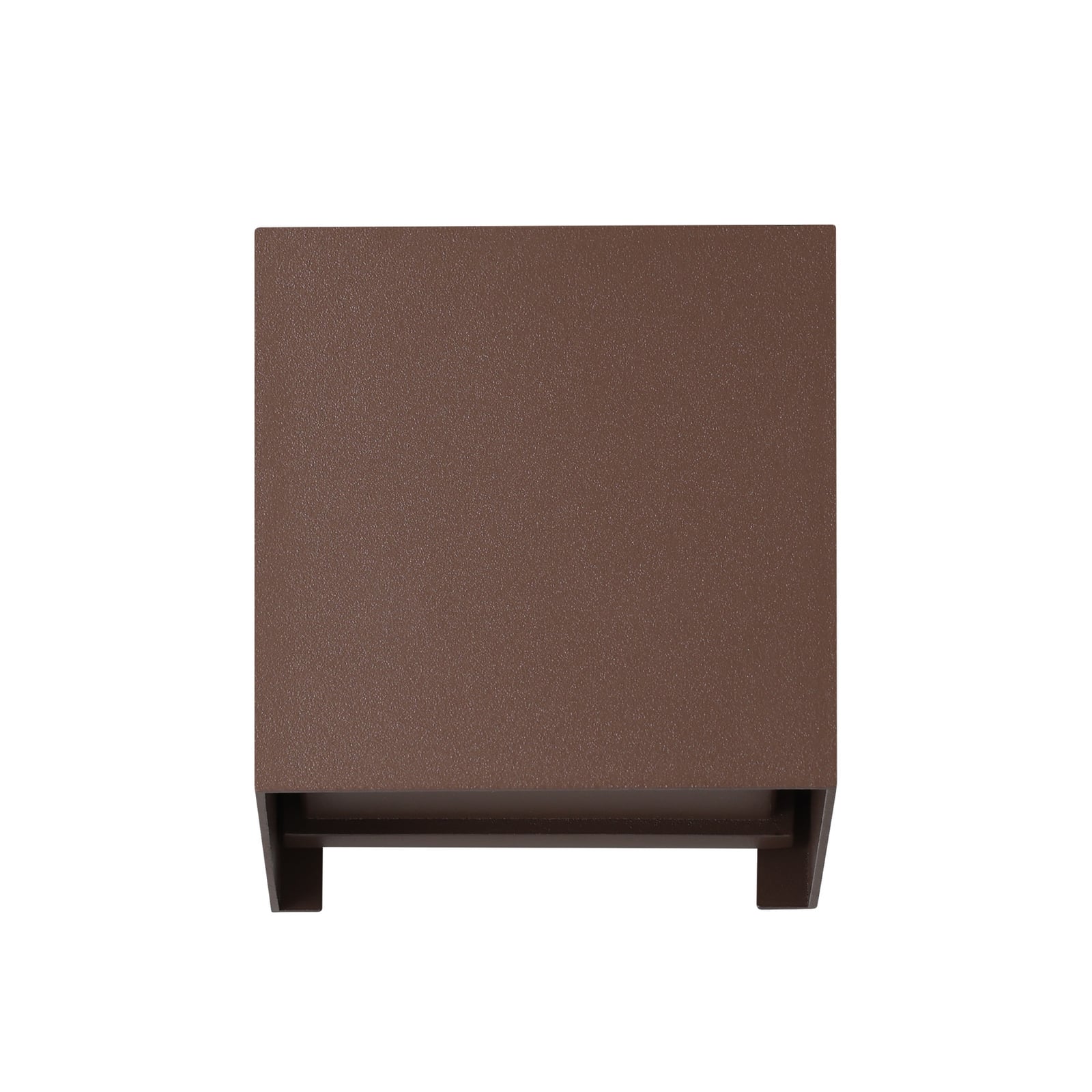 LED vanjska zidna svjetiljka Calpino 3 boje hrđe, širine 10 cm, 2 žarulje.