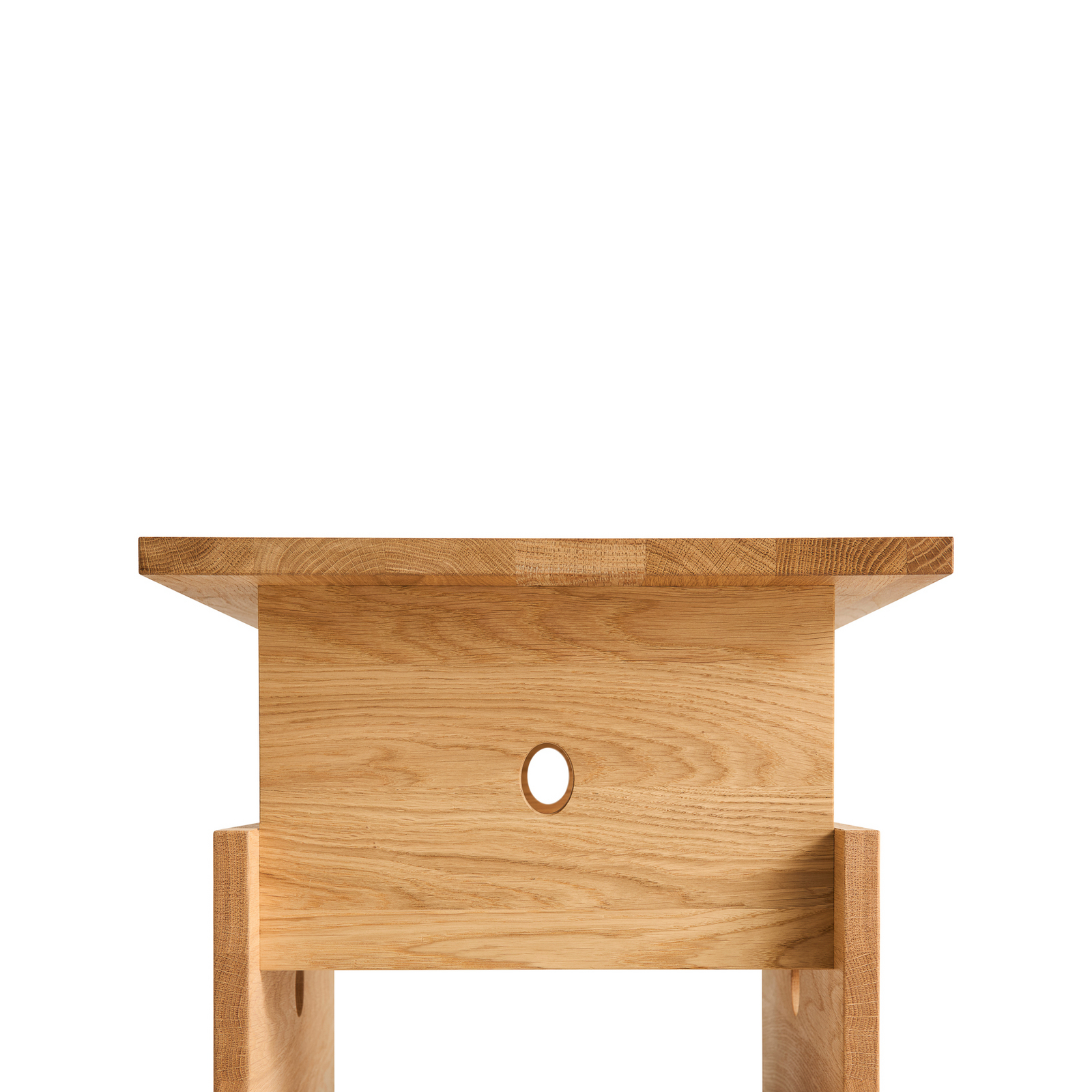 Wood Box sidobord, oljad ek, höjd 35 cm - HAY