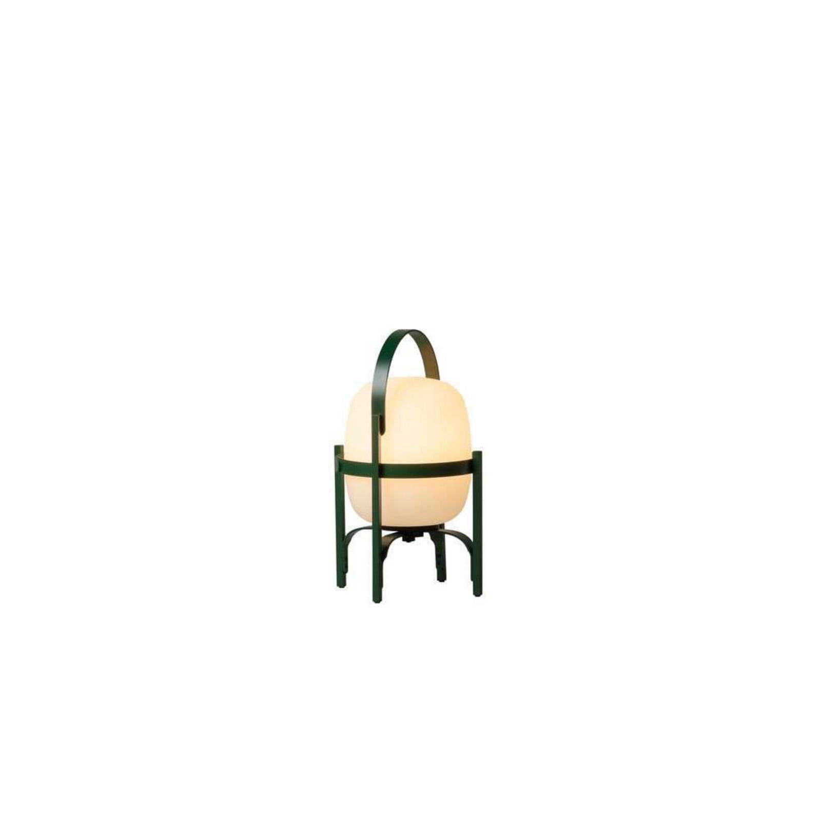 Cestita Alubat bordlampe IP65 English Green Santa & Cole - Spisestue - Aluminium