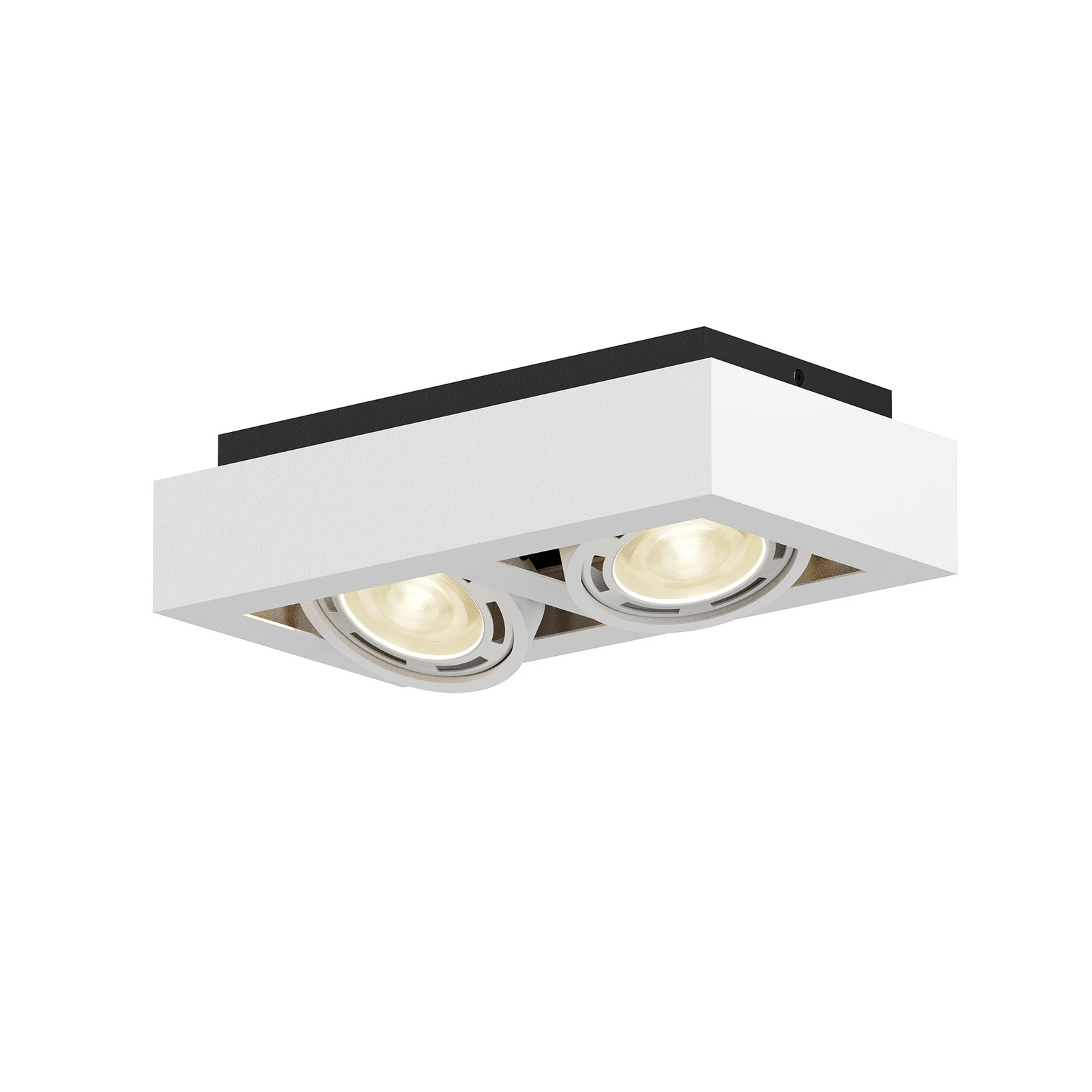 Arcchio downlight de techo Ronka, 34 cm, 2 luces, blanco, GU10