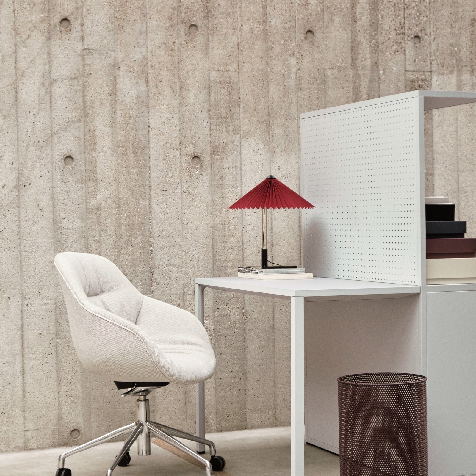Matin Lampe de Table S Oxide Red - HAY