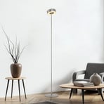 Paul Neuhaus Smart LED floor lamp Q-Rotate aluminium 140 cm