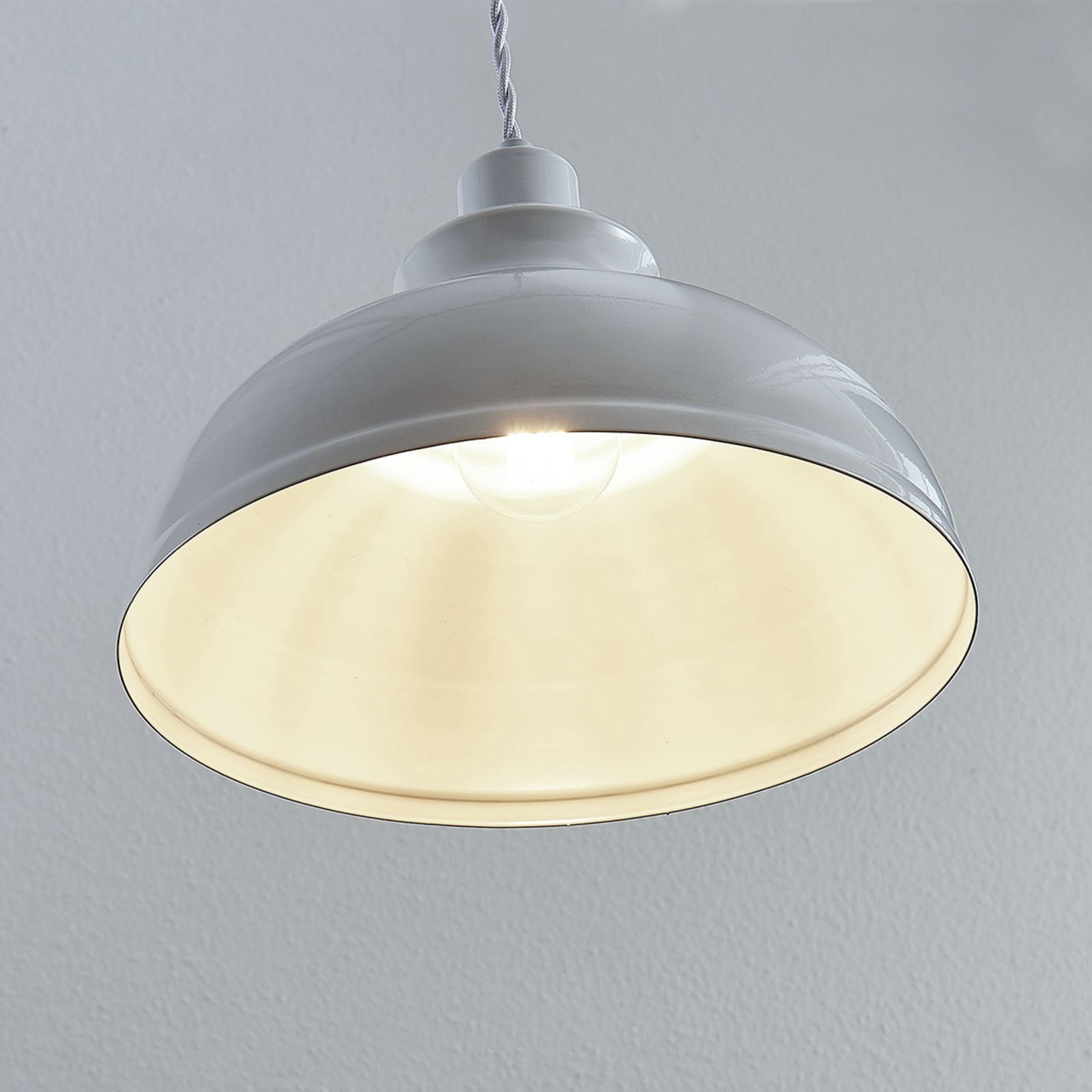 Albertine Hanglamp White - Lindby