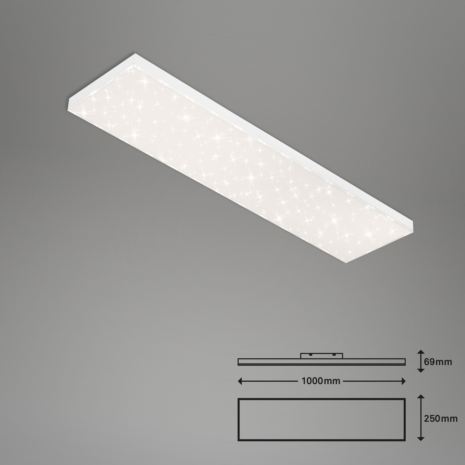 LED-Sternenhimmel Frameless CCT, rechteckig