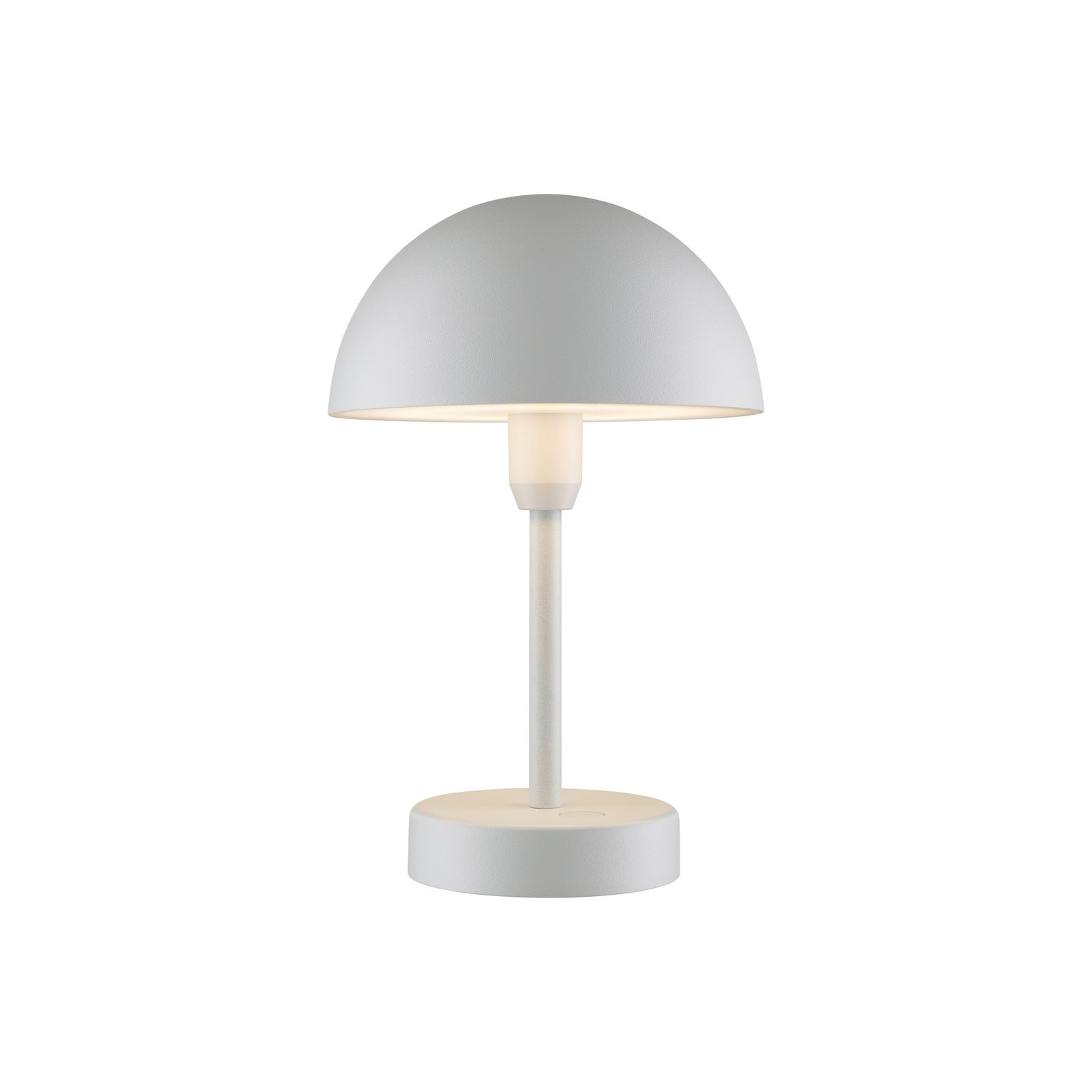Ellen To-Go LED-es újratölthető asztali lámpa, alumínium, fehér