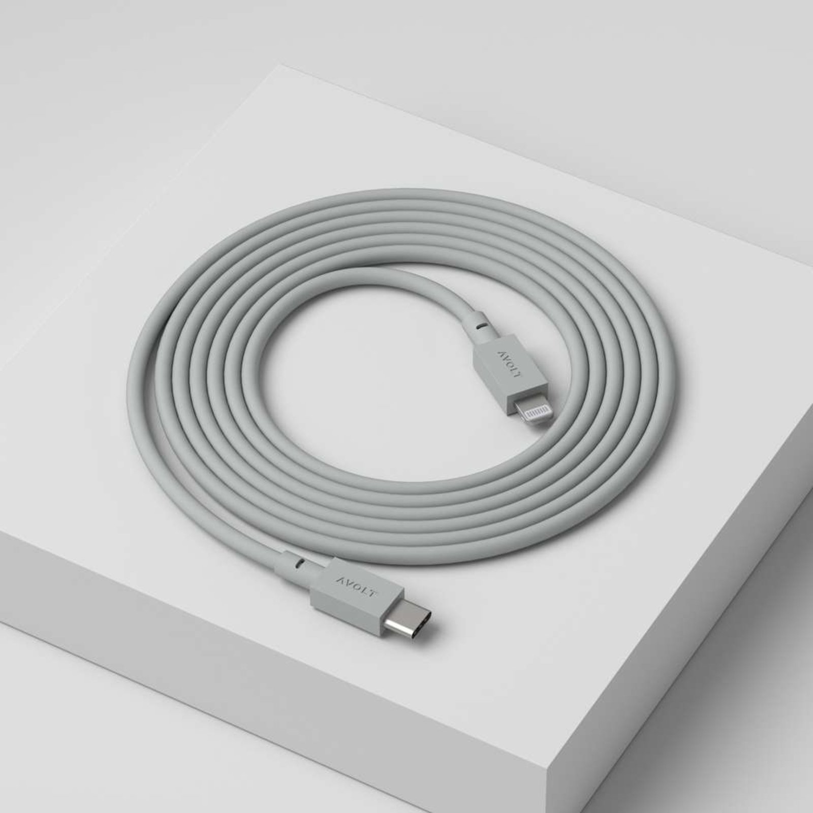 Cable 1 USB-C to Lightning 2m Gotland Gray - Avolt