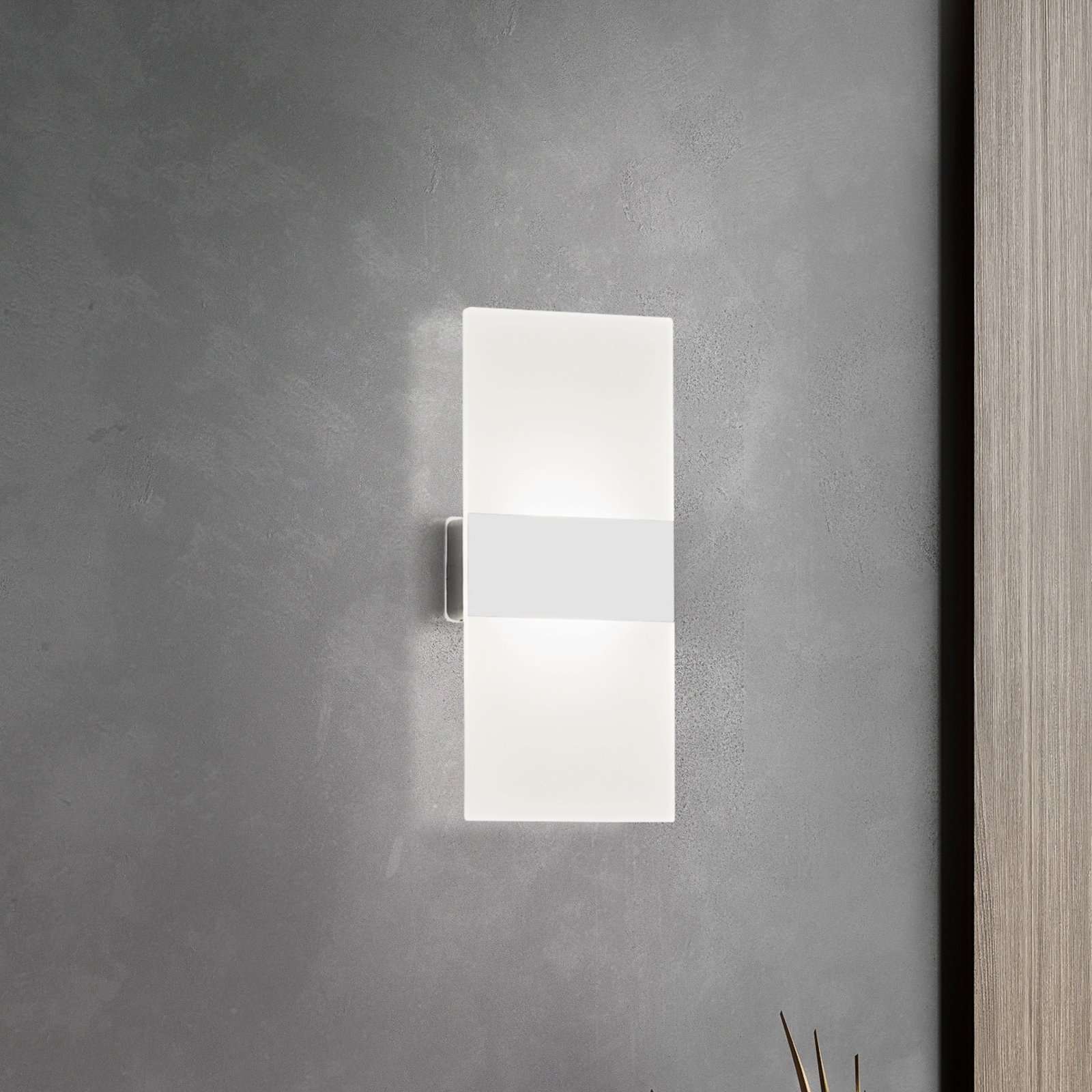 Candeeiro de parede LED recarregável Magnetics, branco, regulável, 22,5 cm