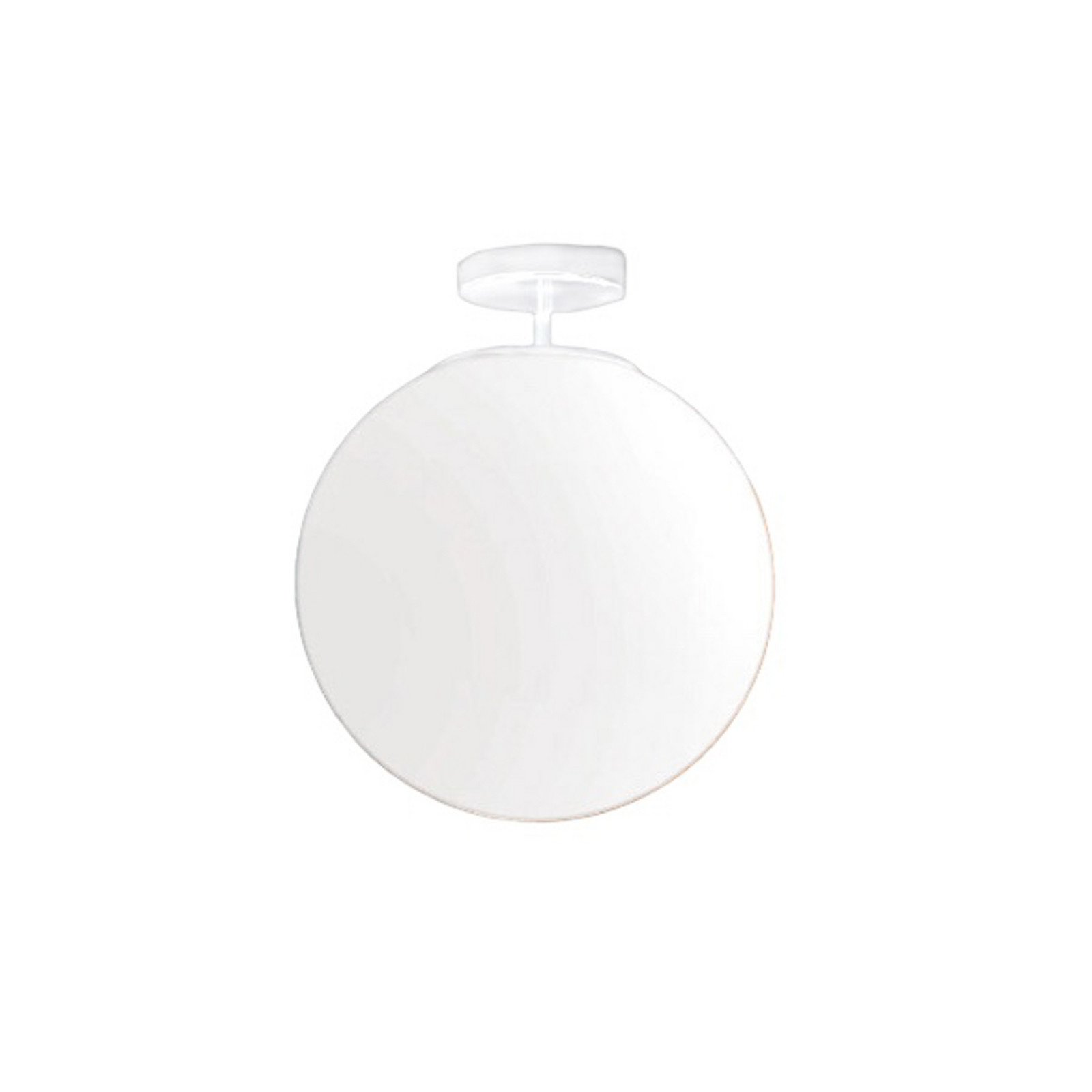 Plafonieră din sticlă Sferis 30 cm alb