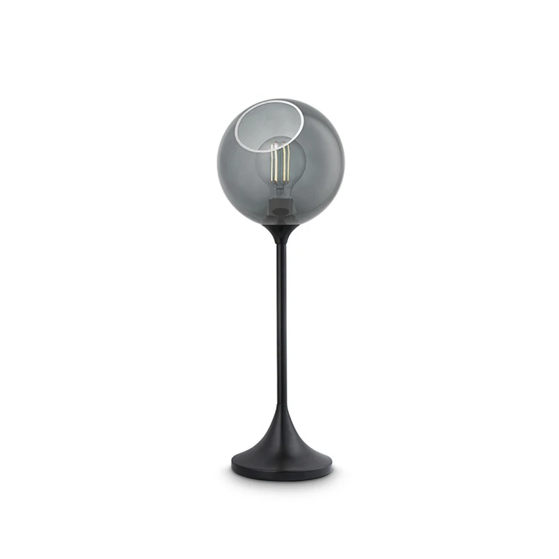 DESIGN BY US - Ballroom Lampe de Table Fumé/Noir