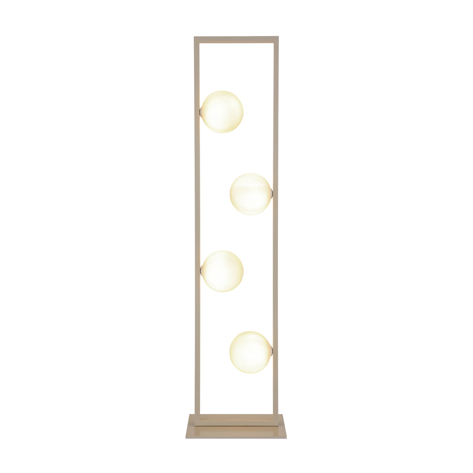 Põrandalamp Nanda, liiv/opaal, klaas, 110 cm, G9 Põrandalamp Nanda, liiv/opaal, klaas, 110 cm, G9