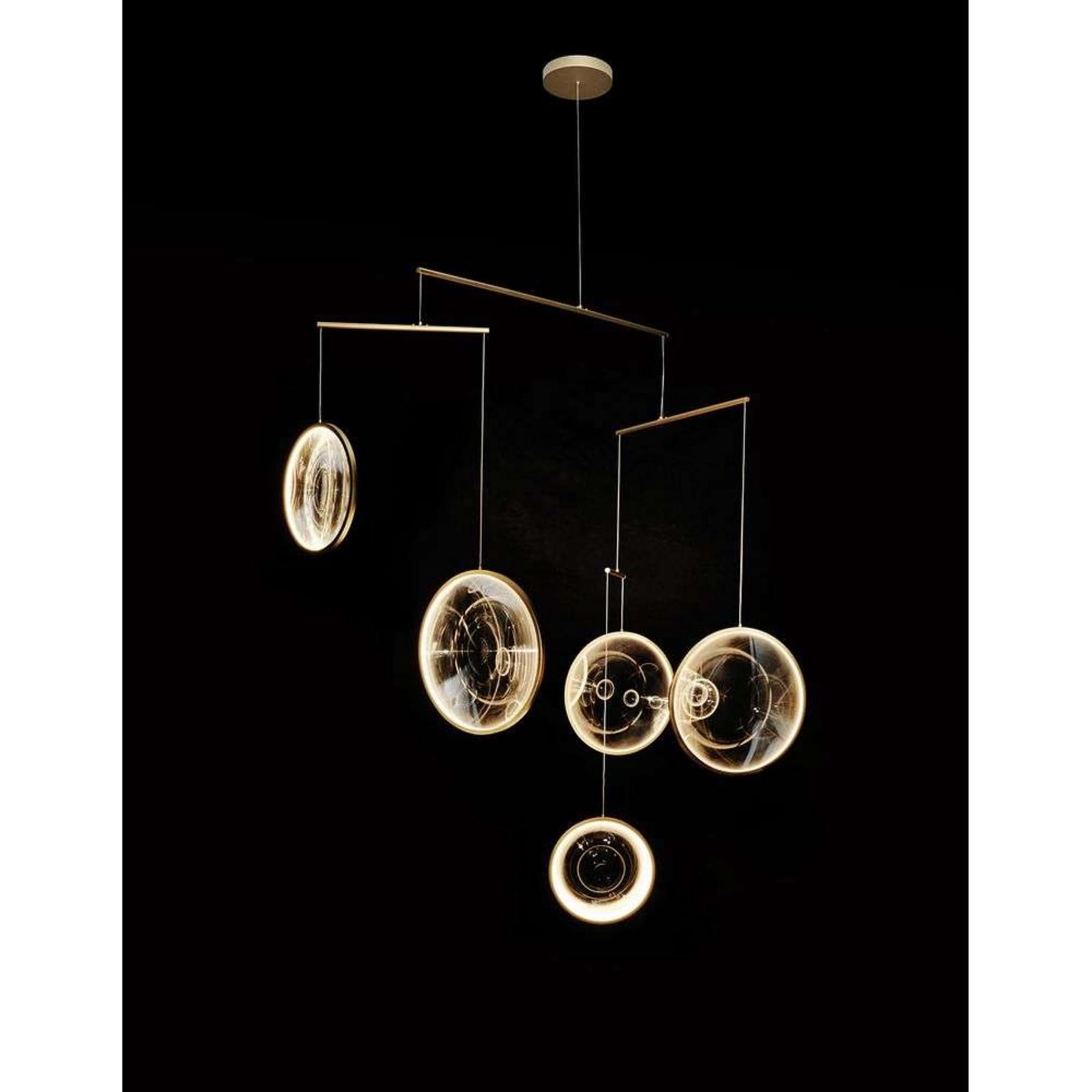 Focus 5 Pendel Guld DCW - Stue - Aluminium