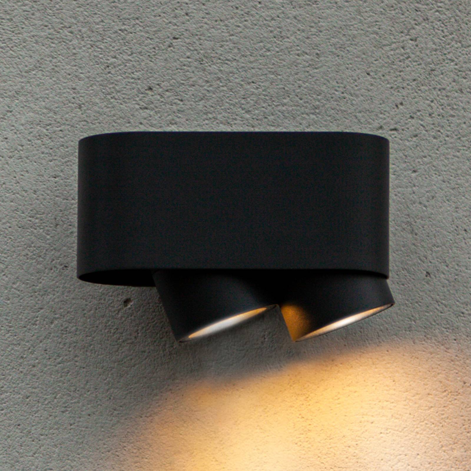 Cypres udendørs væglampe IP44 2 lyskilder