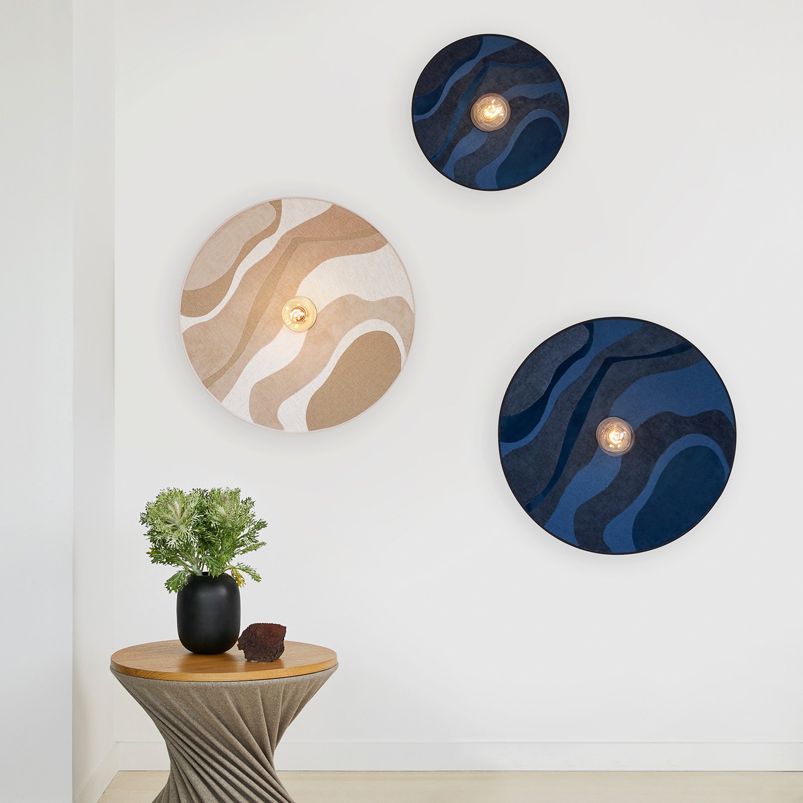 Sonia Laudet Wand Ø60cm malachit nacht - MARKET SET