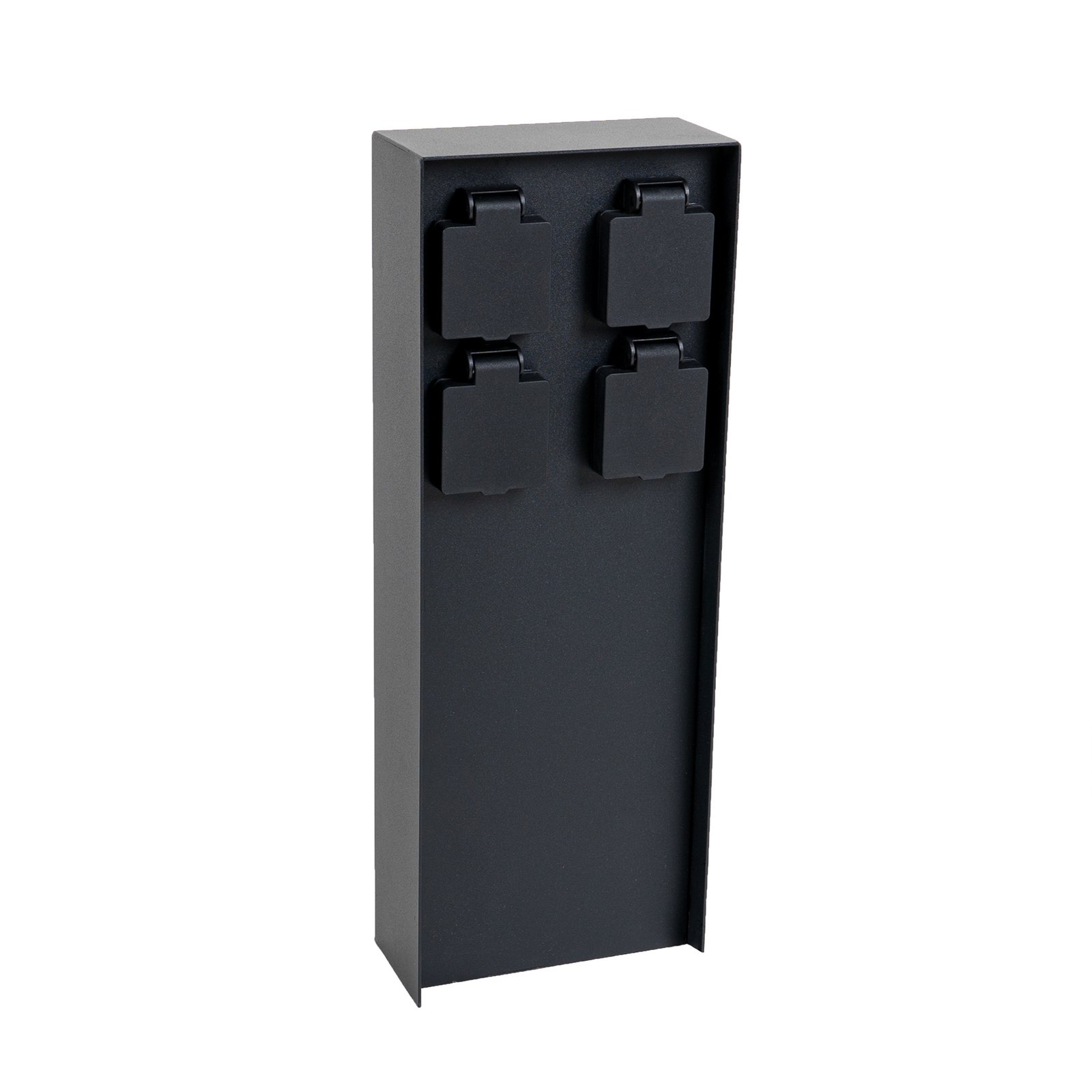 Columna de energía Prios Foranda, 4 piezas, negra, 40 cm