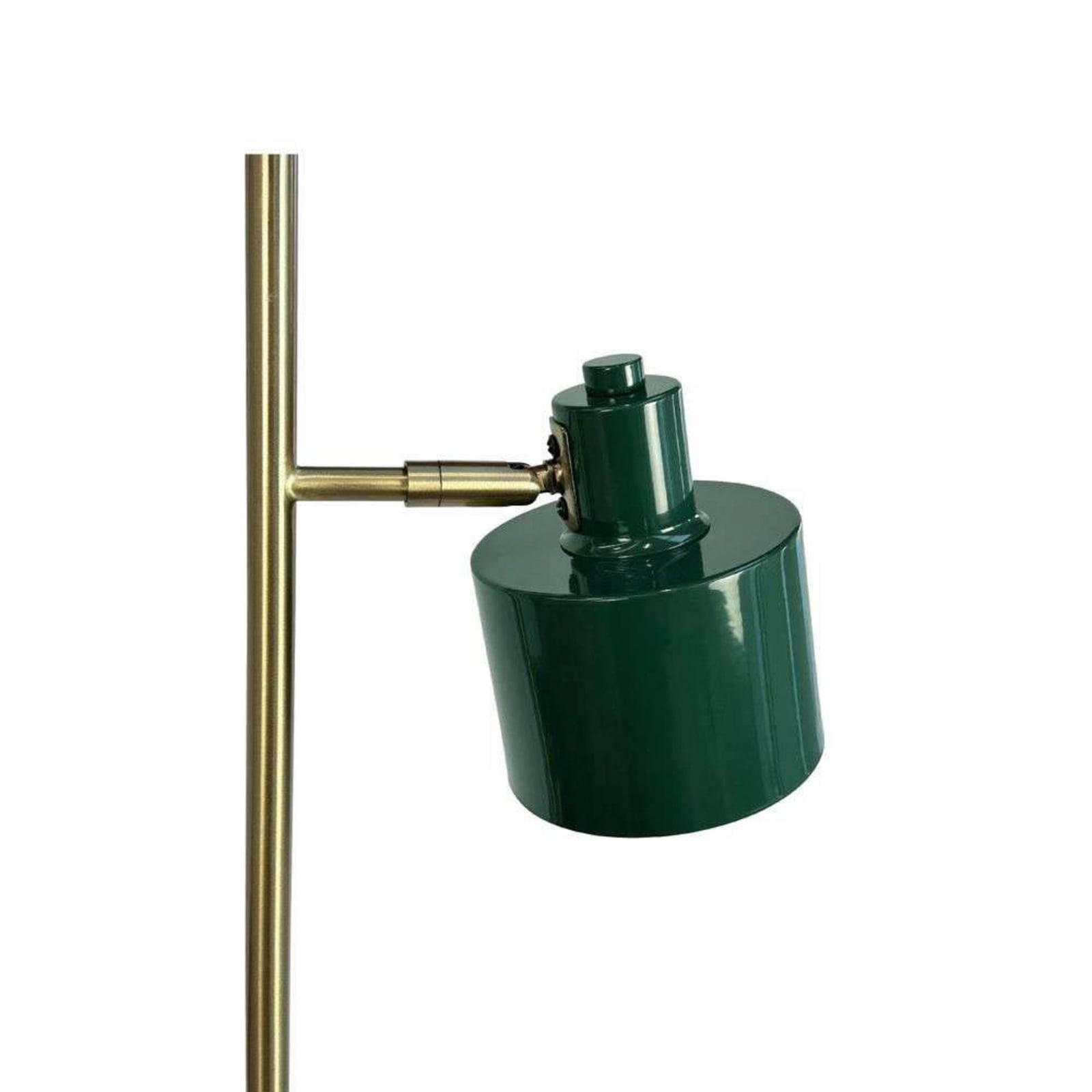 Candeeiro de pé Dyberg Larsen Ocean, verde escuro, 160 cm, 2 lâmpadas.
