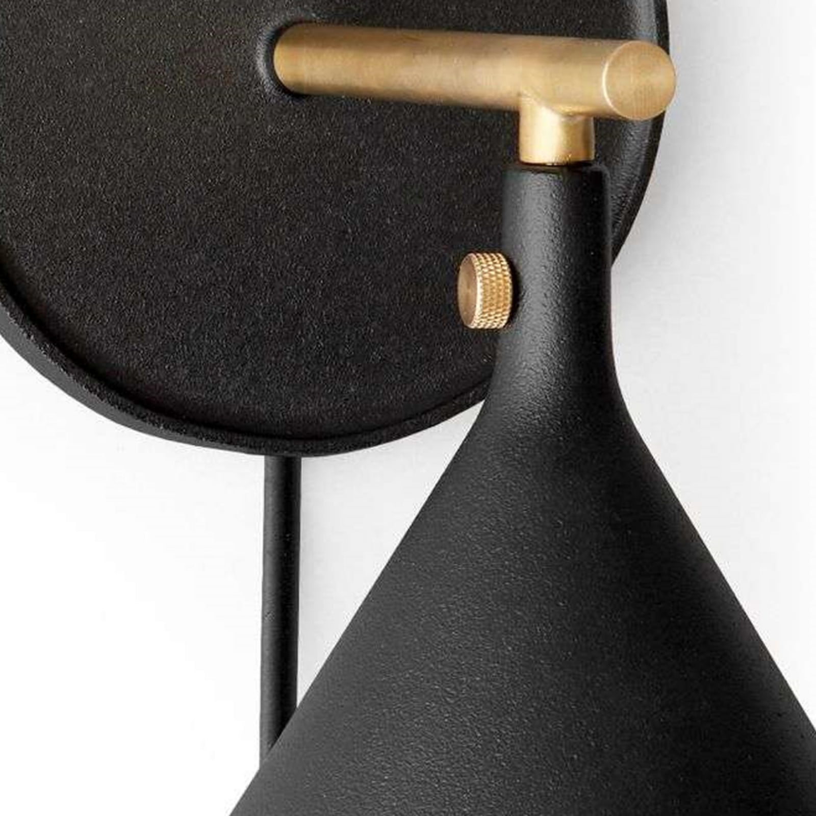 Cast Sconce LED-Wandlampe, schwarz, Stecker, dim. - Audo
