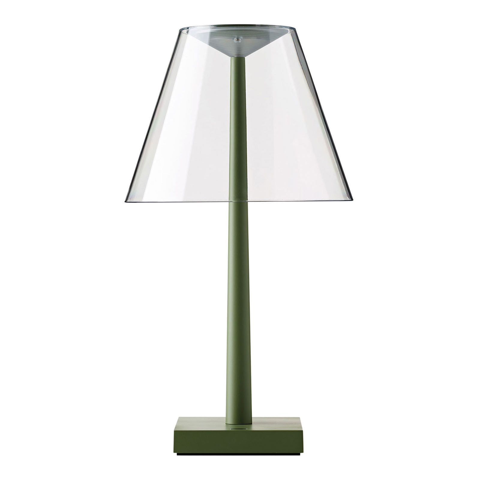 Rotaliana Dina+ T1 lampa stołowa zielona