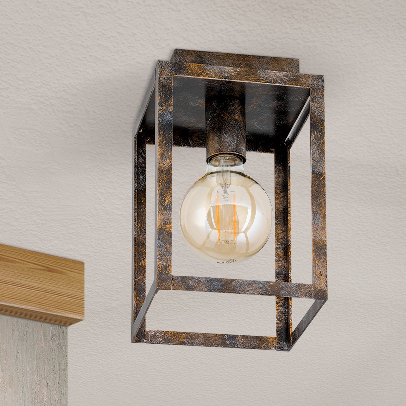 Lampa sufitowa Cage w stylu vintage