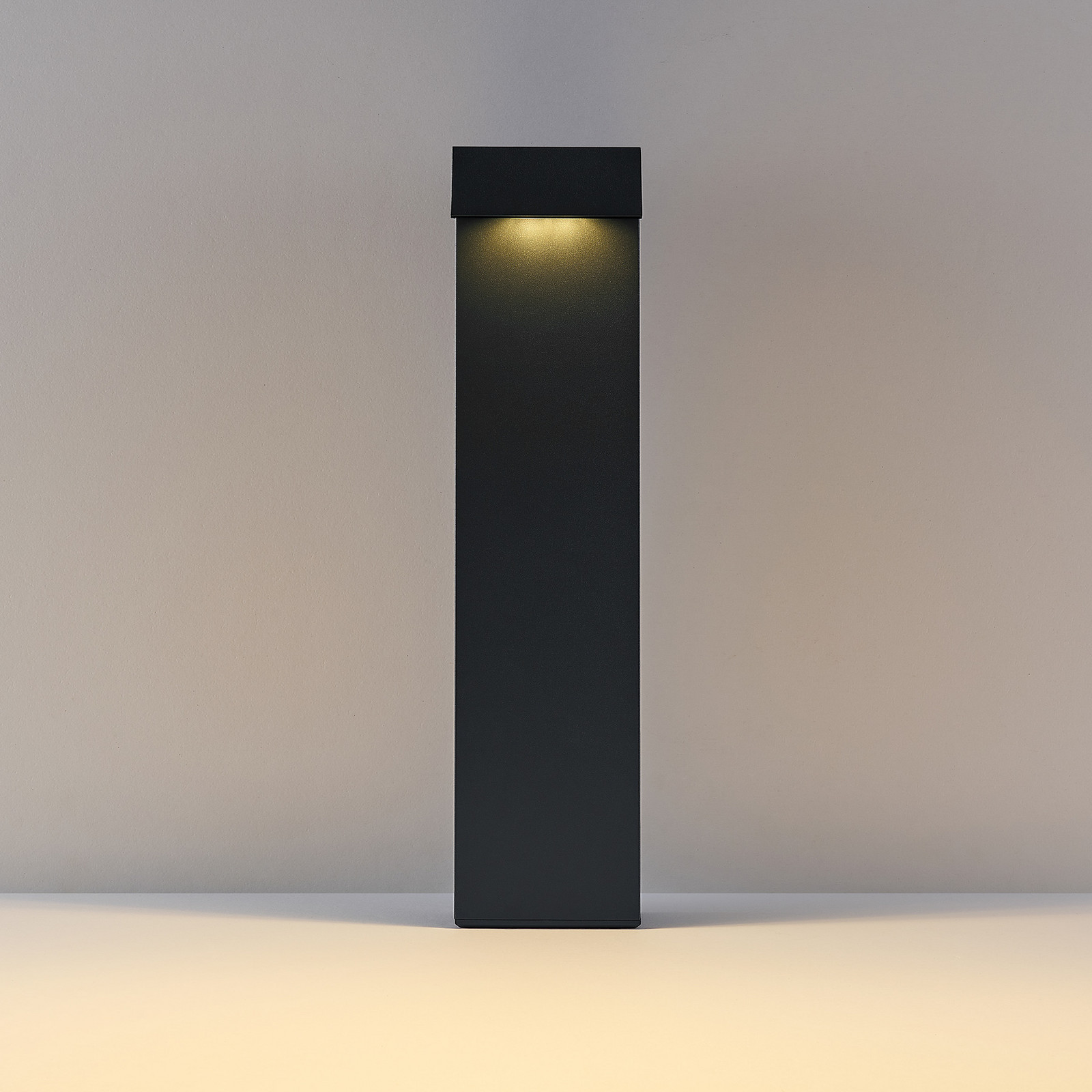 Molto Luce Bornă luminoasă LED ATO înălțime 45 cm comutator on/off culoare antracit - Modern - Aluminiu
