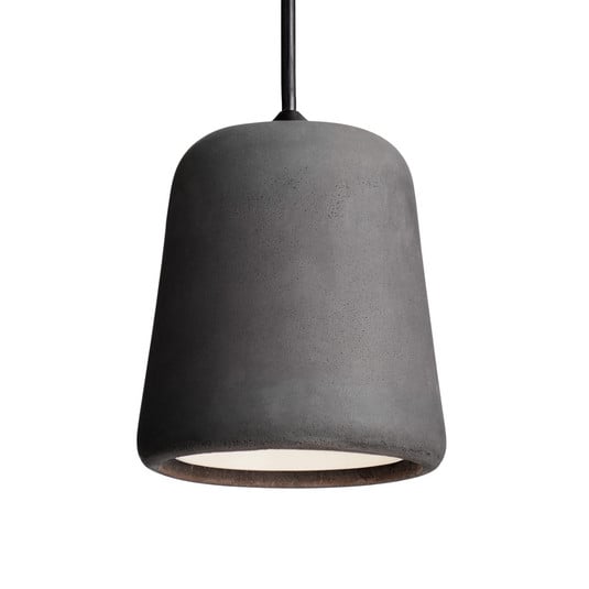 Material Hanglamp Dark Grijs Concrete - New Works