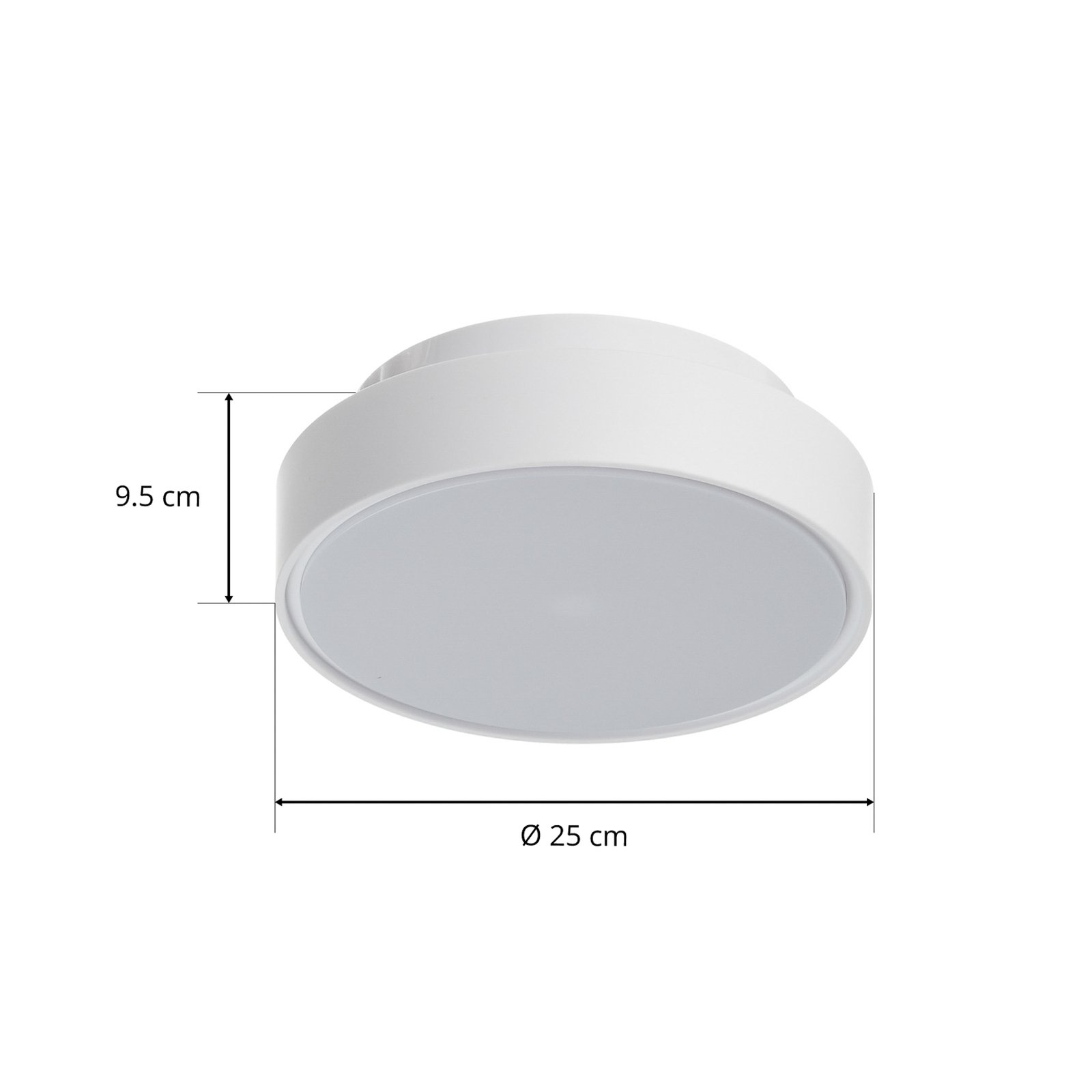 Stropní LED svítidlo Hatton, IP65, 25 cm