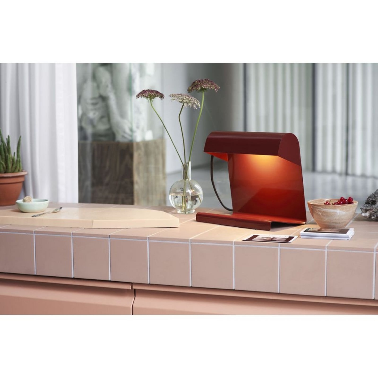 Lampe de Bureau Tischleuchte Prouvé Blanc Colombe Vitra - Wohnzimmer - Metall