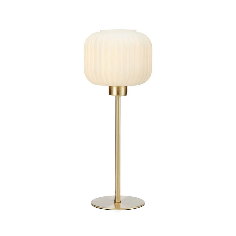 Markslöjd - Sober Table Lamp Small Brushed Brass/White
