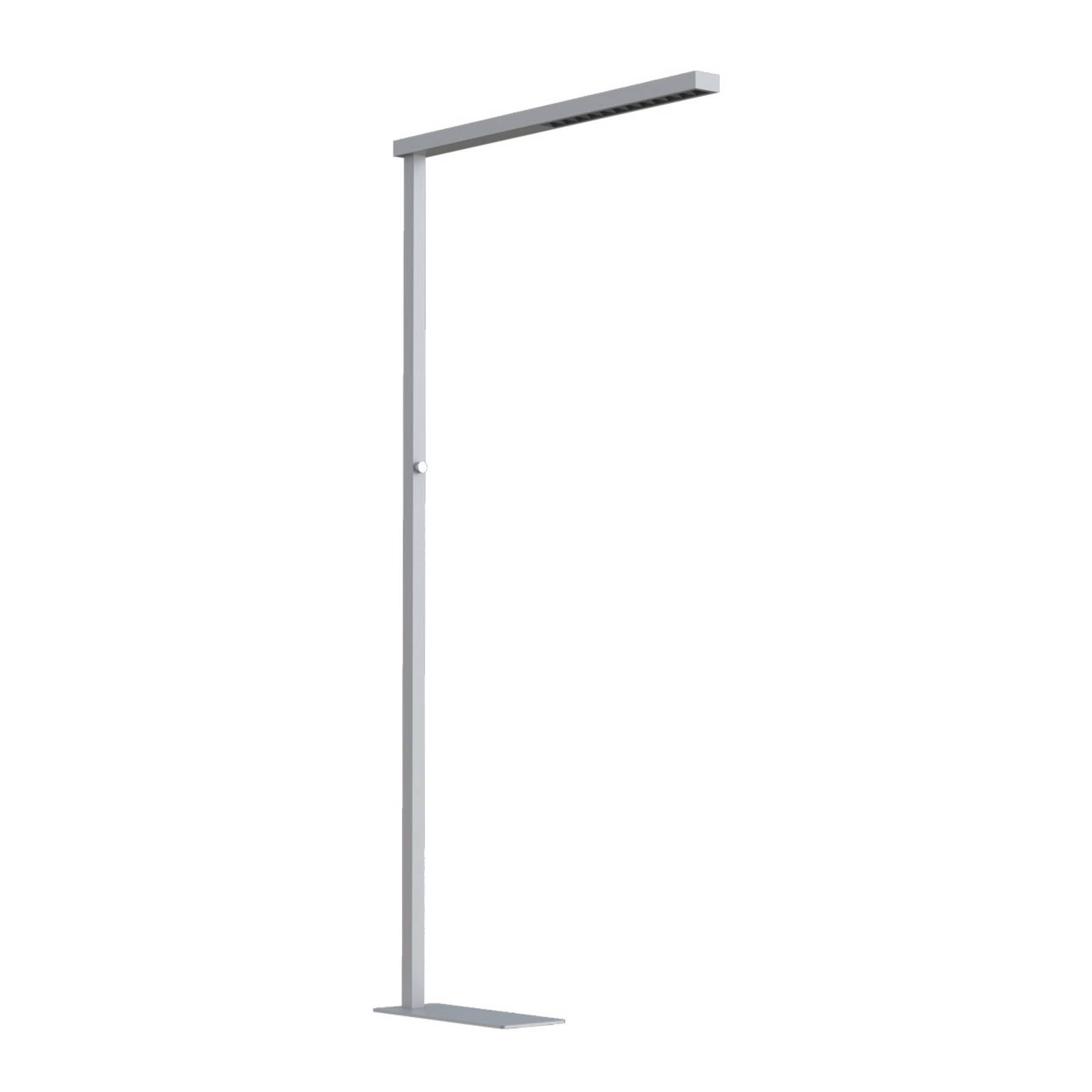 EVN Officium piantana LED uffici up/down dimming, per studio / ufficio, alluminio, acciaio, 58 W, lunghezza: 98 cm, larghezza: 18 cm, altezza: 185 cm