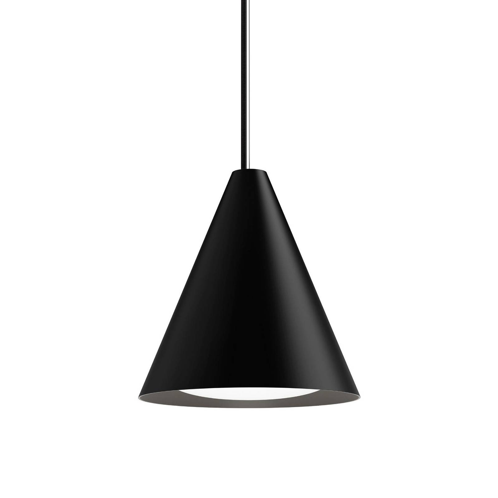 E-shop Louis Poulsen Keglen závesné LED 25cm čierne