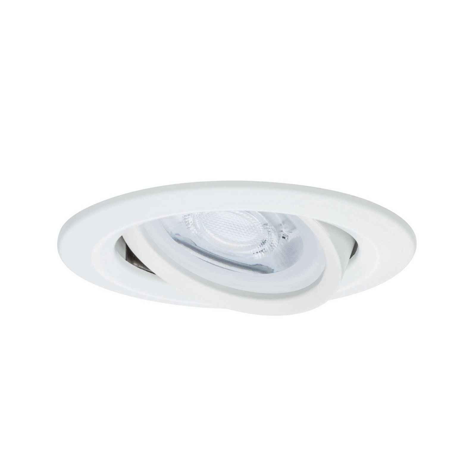 Paulmann 93639 Nova LED Einbauleuchte rund Deckenspot Weiß max. 35W Einbaurahmen GU10 Deckeneinbaustrahler ohne Leuchtmittel