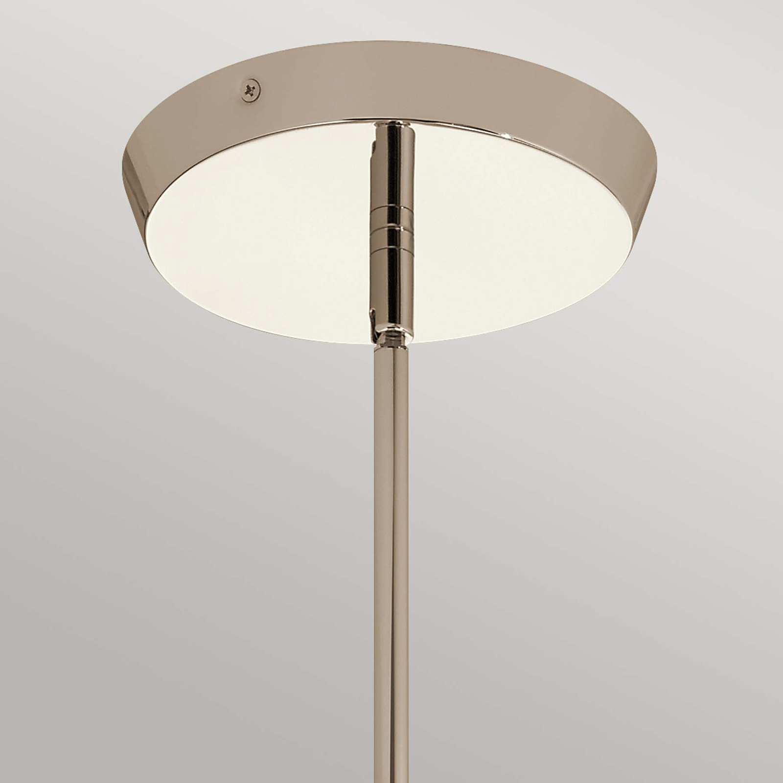 Kayva hanglamp, IP44, 4-lamps, gepolijst nikkel
