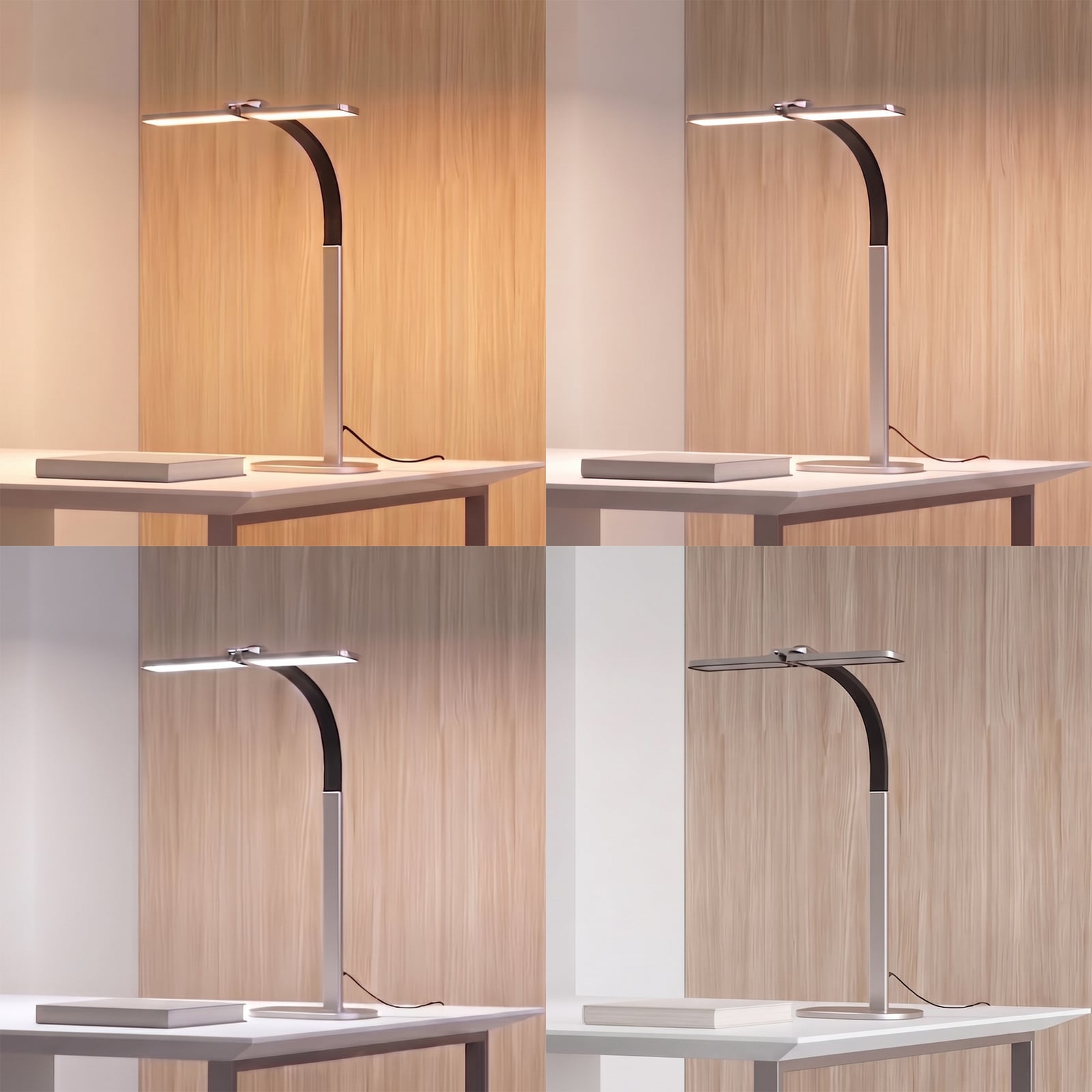 Arcchio LED-Schreibtischleuchte Fynnon, grau, CCT, dimmbar Arcchio LED-Schreibtischleuchte Fynnon, grau, CCT, dimmbar