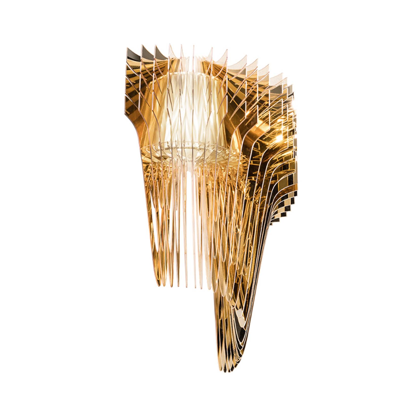 Slamp Aria Design-Wandleuchte, gold