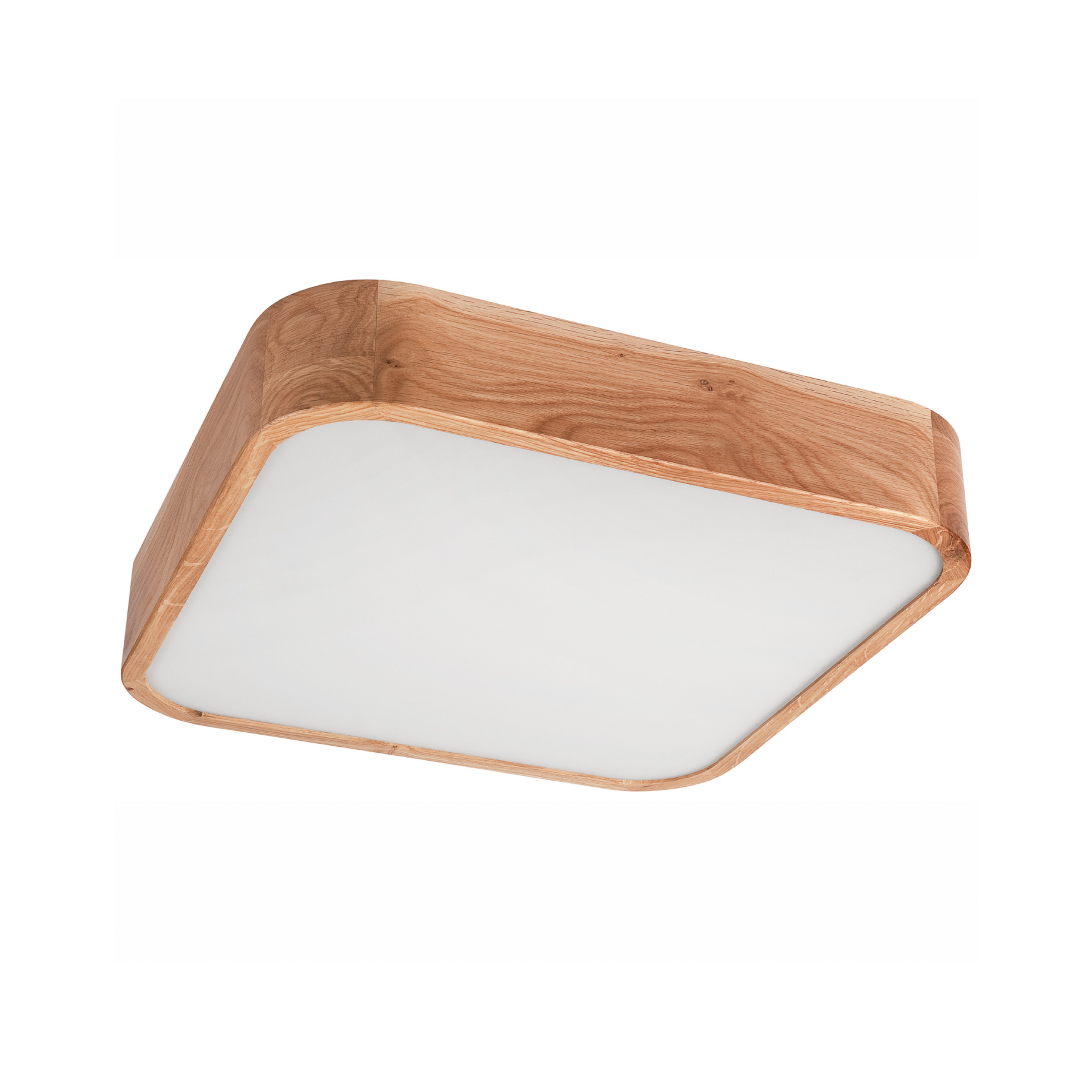 Envostar Gaspar Deckenleuchte eckig Holz 45x45 cm