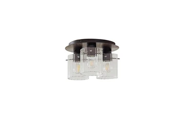 Eirian 3 Plafonnier Clear/Black - Lucande
