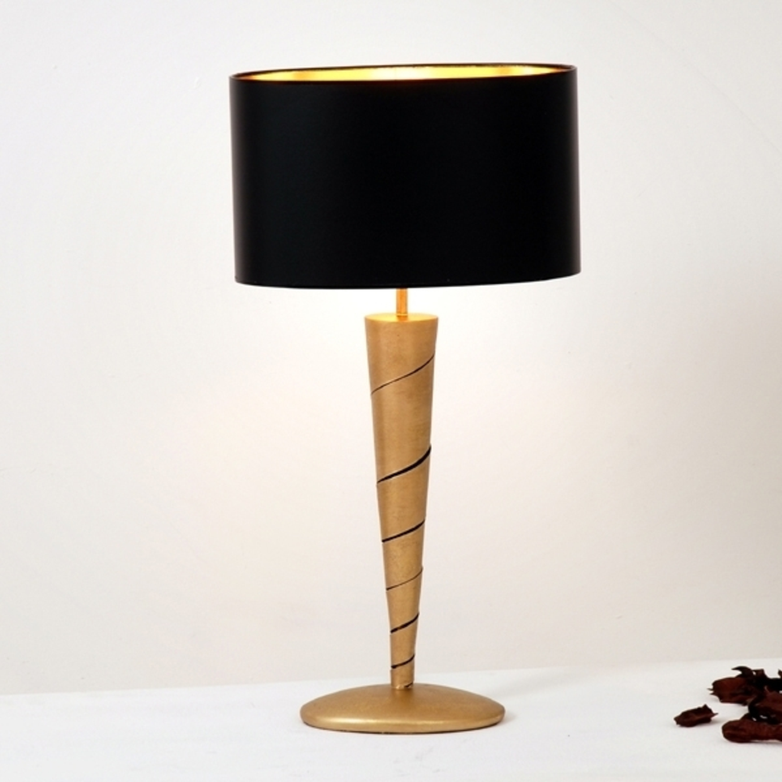 Lámpara de mesa Innovazione de hierro - dorado