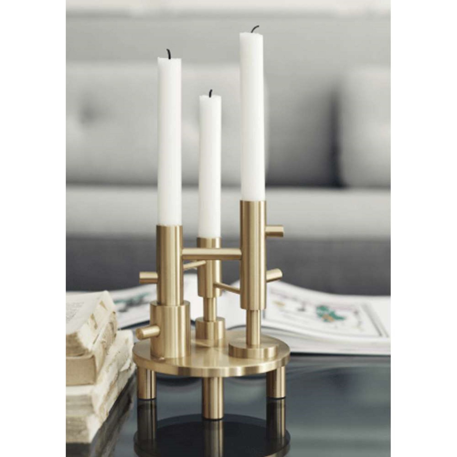 Candleholder Large Brass - Fritz Hansen