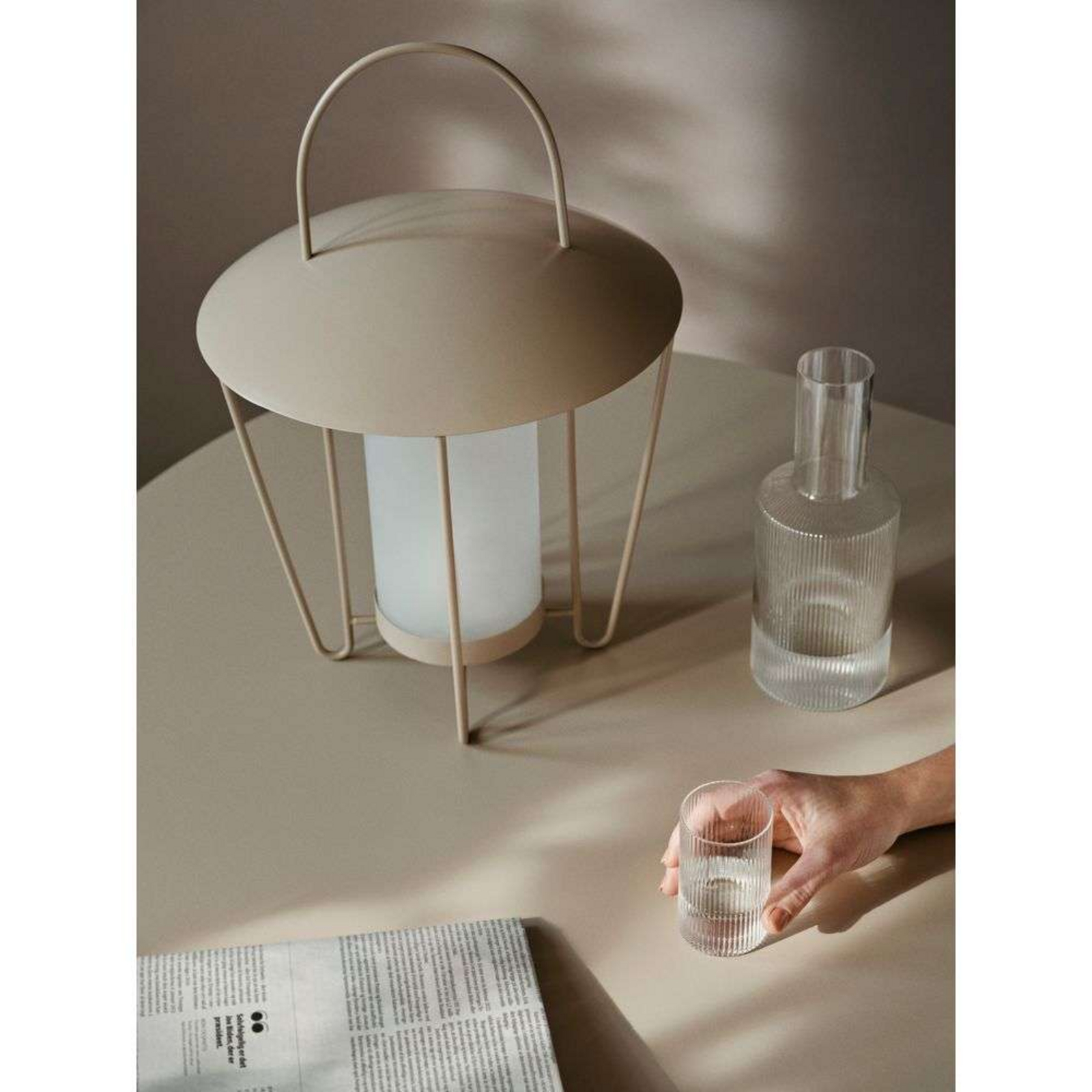 Abri Lantern Cashmere - ferm LIVING