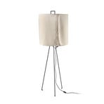 L BLACK BEIGE NOMAD gulvlampe, tekstil, beige, højde 173,5 cm, E27 – Serax